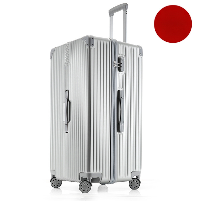 Ceļojumu koferis ar ABS/PC korpusu, atvērums ar rāvējslēdzēju, ūdensizturīgs un pret zādzību, universālie riteņi, modelis JH.