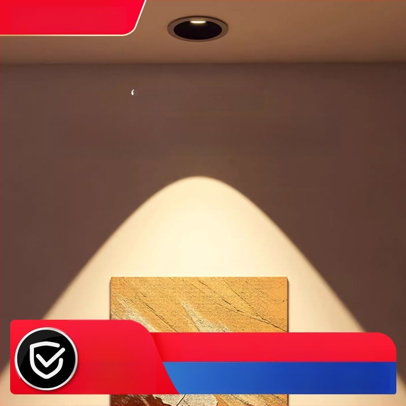 LED zapustené stropné svetlo s efektom wall-wash a anti-reflex dizajnom (LED zdroj; CRI ≥95; 220V; hliníkové puzdro; inteligentné ovládanie)