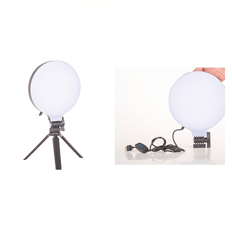 LED vyplňujúce svetlo na fotografovanie a živé vysielanie, 13W, 5V2A, QO160 model, 3 režimy osvetlenia, zvislé použitie