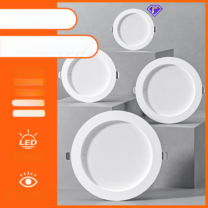 LED zapustené stropné downlight s skrytým montážom, 220V, 6500K, CRI 80–89, životnosť 20 000 h