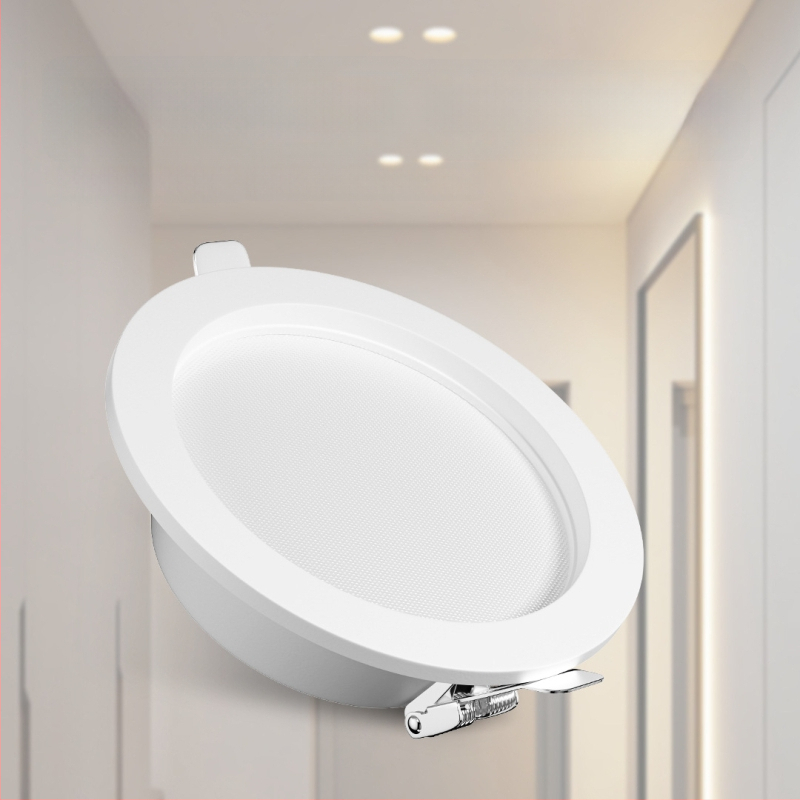LED zapustené stropné downlight s skrytým montážom, 220V, 6500K, CRI 80–89, životnosť 20 000 h