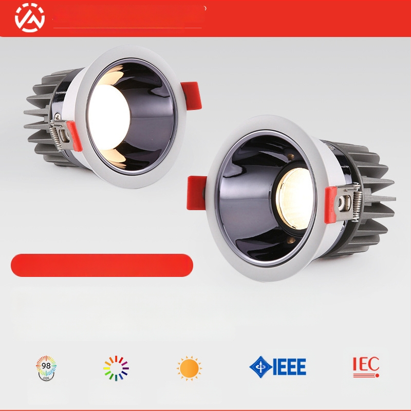 COB LED reflektor s inteligentným stmavením, plnospektrálne LED, ZigBee ovládanie, CRI ≥90, napätie ≤36V