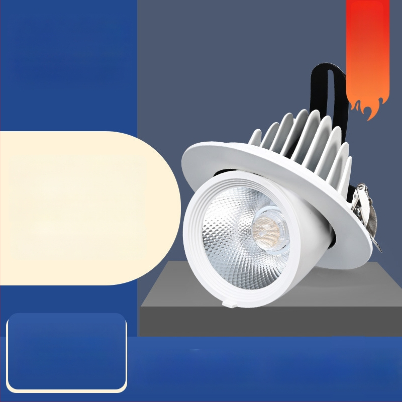 Vstavané viacsmerné stienne umývacie svetlo s COB LED, 220V, nastaviteľný uhol, hliníkový plášť, CRI ≥95