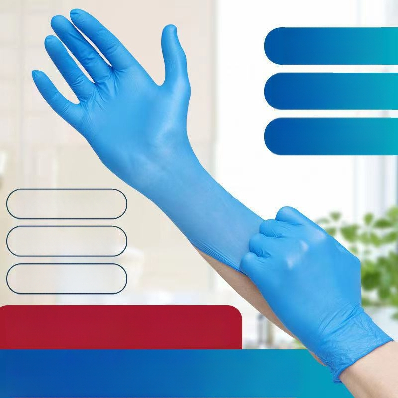 Jednorázové nitrilové rukavice pre priemyselnú údržbu – odolné proti olejom, vodeodolné, odolné proti kyselinám a zásadám