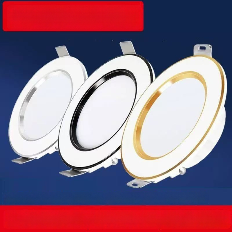 LED zapustené svietidlo do stropu pre domácnosť, skrytá inštalácia, 220V, hliníkové puzdro