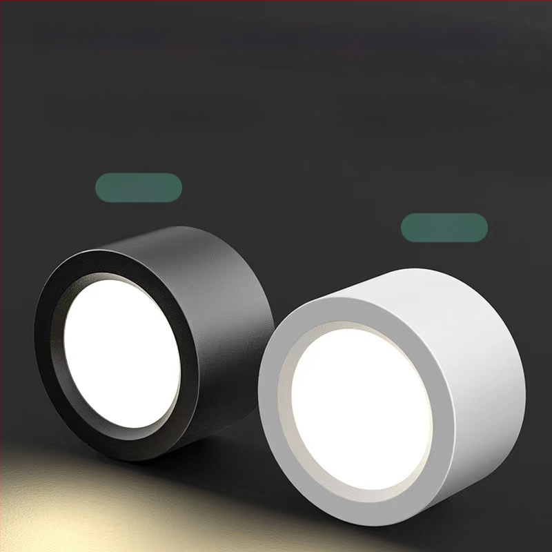 Cylindrické LED svetlo s IR radarovým senzorom, povrchová montáž, 220V