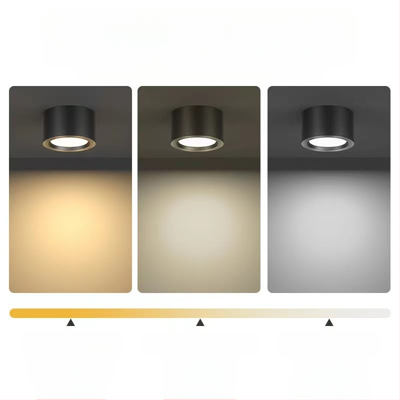 Cylindrické LED svetlo s IR radarovým senzorom, povrchová montáž, 220V