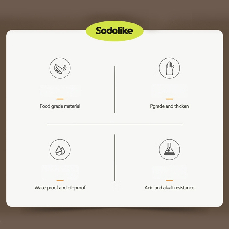 Jednorázové nitrilové rukavice do kuchyne, potravinárska kvalita, odolné voči prachu, hrúbka 1 vlákno