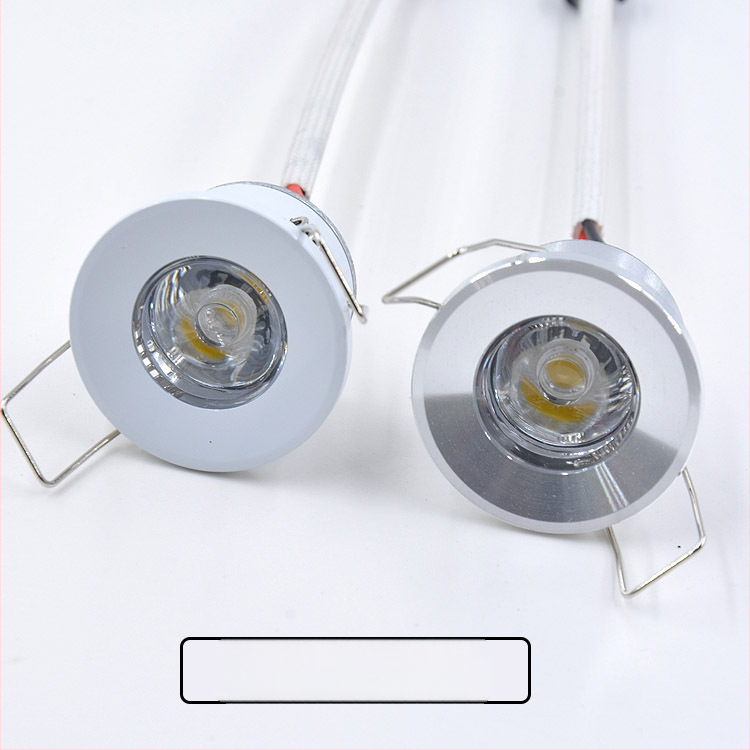 LED stropné a pultové svietidlo s 1W mini reflektorom, hliníkové telo, 220V, bez inteligentného ovládania