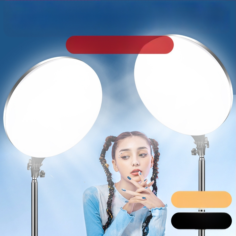 Осветител за лайв стрийминг на стойка — DD-350, 10-50W, 220V, три температури на светлината