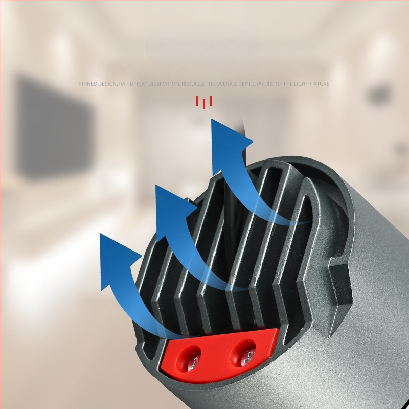 COB LED reflektor pre stenu do obývačky, hliníkové puzdro, CRI ≥90, napätie ≤36V, zapustená montáž