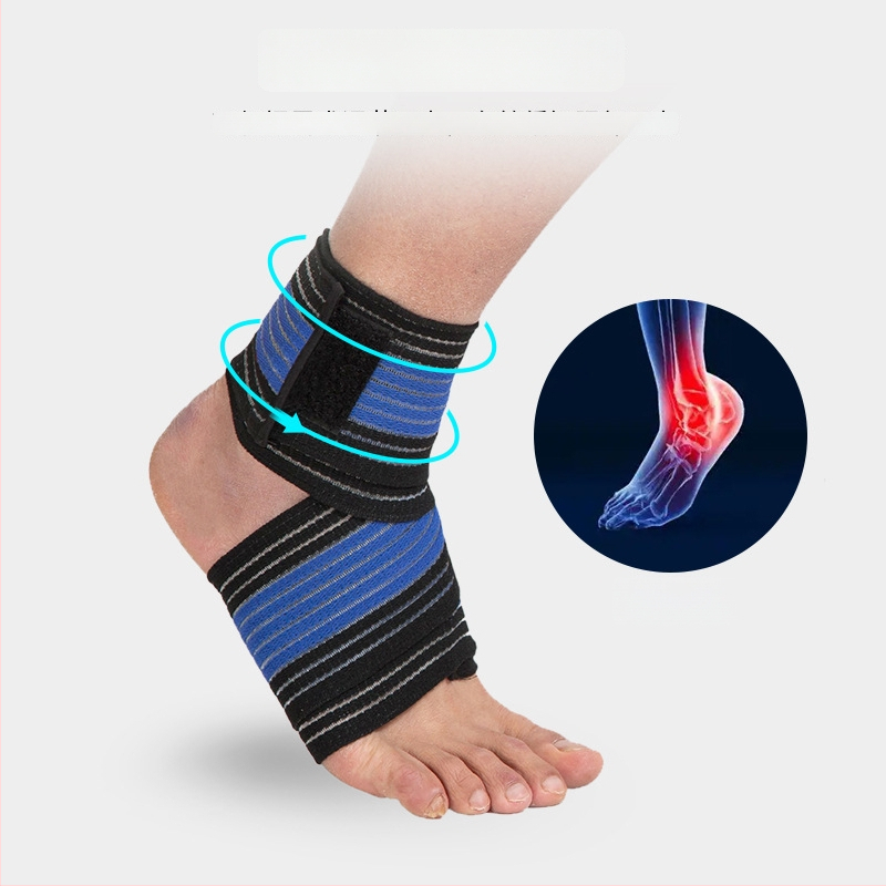 Kotníková ochrana – Strong; materiály: nylon, guma, polyester; vhodné pre všetky športy; chráni členok