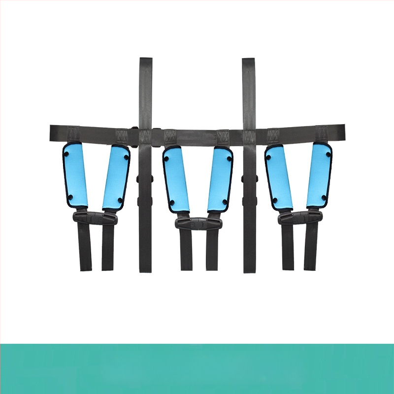 Detská cestovná vesta s doplnkovým bezpečnostným pásom pre auto, autobus a školský autobus; Materiál: zinková zliatina + polyesterové vlákno; Vhodná hmotnosť: 11–32 kg; Hmotnosť: 0,4 kg