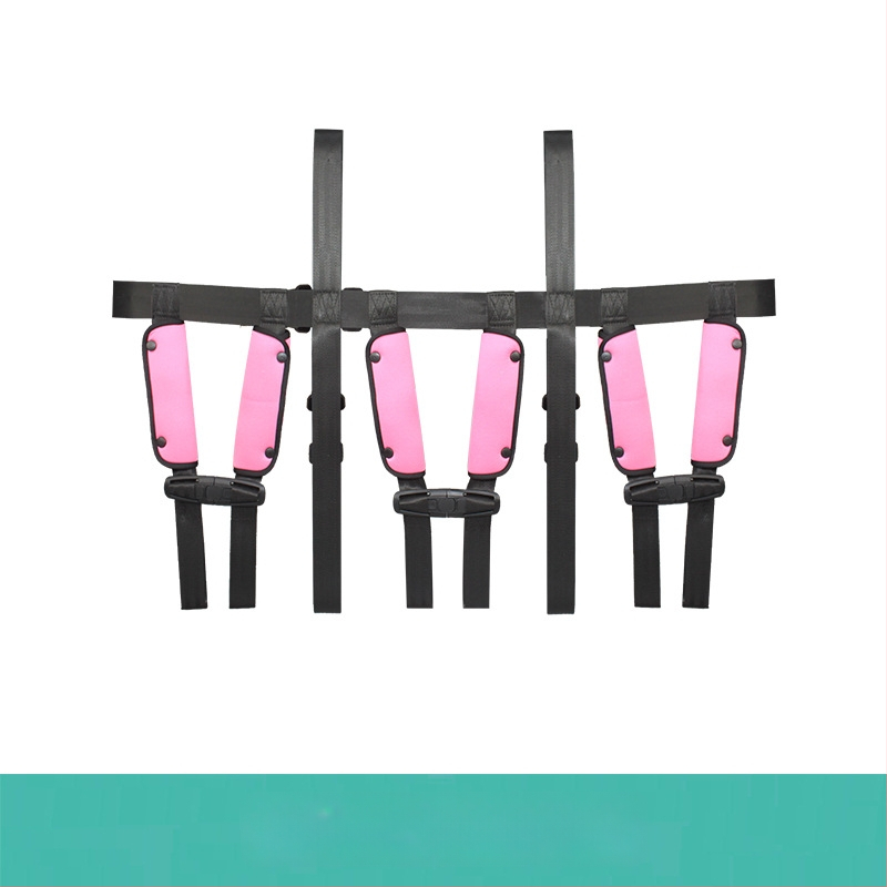 Detská cestovná vesta s doplnkovým bezpečnostným pásom pre auto, autobus a školský autobus; Materiál: zinková zliatina + polyesterové vlákno; Vhodná hmotnosť: 11–32 kg; Hmotnosť: 0,4 kg