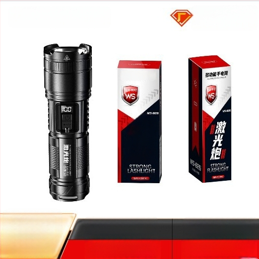 Ručná LED baterka s dlhým dosahom (3W LED, 800 mAh, batéria 18650, dosah 100–200 m, doba nabíjania 1,5 h)