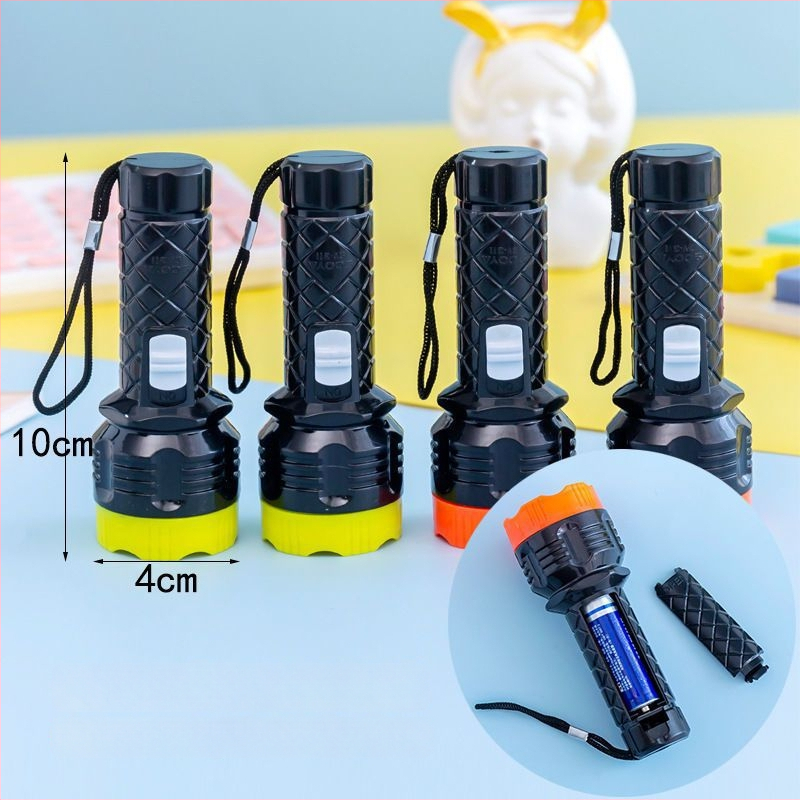 LED mini ručná baterka s vymeniteľnou AA batériou — kompaktné prenášateľné svetlo pre internát