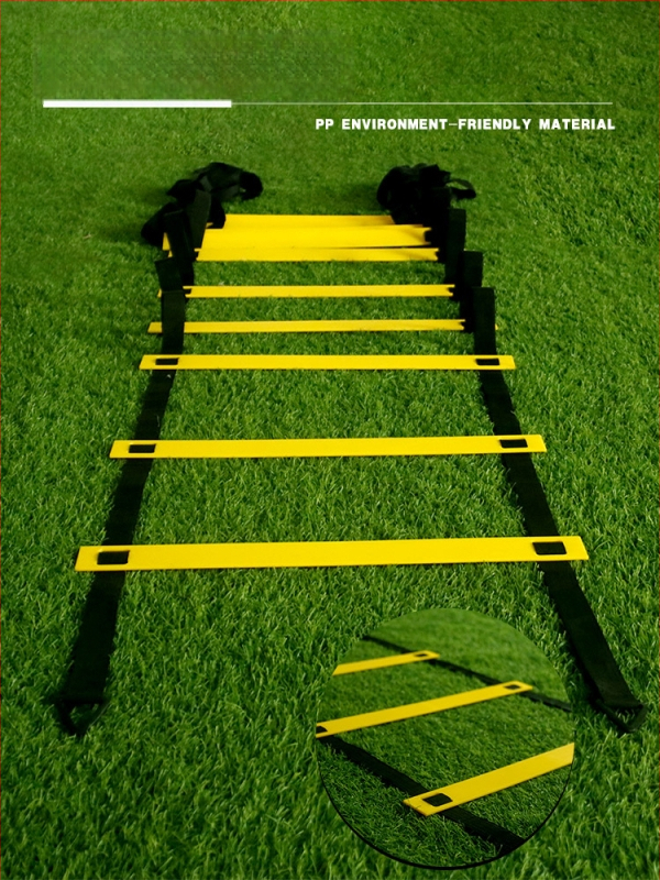 Fixná agility rebrík pre deti — tréning krokov a rýchlosti, PP materiál, pomôcka na tréning futbalu a basketbalu