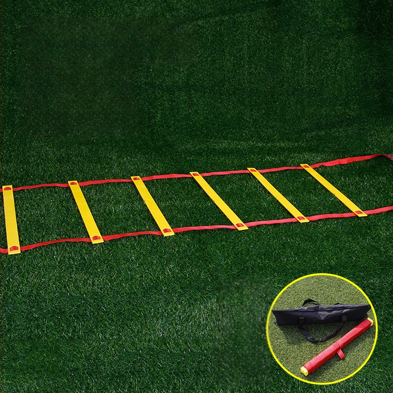 Fixná agility rebrík pre deti — tréning krokov a rýchlosti, PP materiál, pomôcka na tréning futbalu a basketbalu