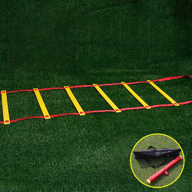 Fixná agility rebrík pre deti — tréning krokov a rýchlosti, PP materiál, pomôcka na tréning futbalu a basketbalu