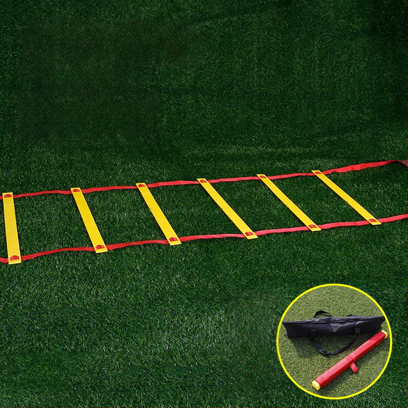 Fixná agility rebrík pre deti — tréning krokov a rýchlosti, PP materiál, pomôcka na tréning futbalu a basketbalu