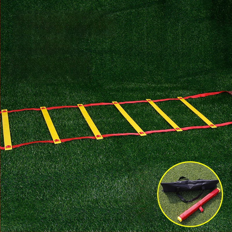 Fixná agility rebrík pre deti — tréning krokov a rýchlosti, PP materiál, pomôcka na tréning futbalu a basketbalu