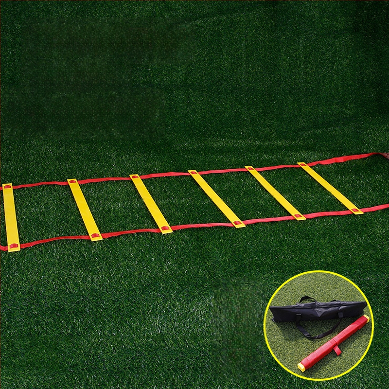 Fixná agility rebrík pre deti — tréning krokov a rýchlosti, PP materiál, pomôcka na tréning futbalu a basketbalu