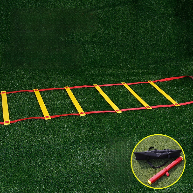 Fixná agility rebrík pre deti — tréning krokov a rýchlosti, PP materiál, pomôcka na tréning futbalu a basketbalu