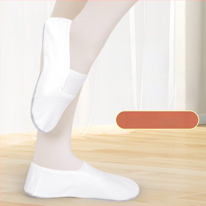 Gimnastické tanečné topánky, kožená podrážka, jednovrstvá podrážka, unisex, dospelí, na tanečné športy