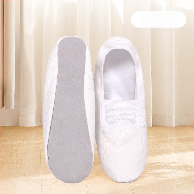 Gimnastické tanečné topánky, kožená podrážka, jednovrstvá podrážka, unisex, dospelí, na tanečné športy