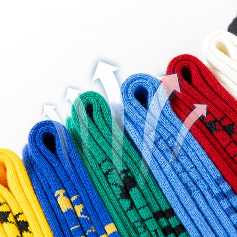 Детски футболни чорапи за момчета с дълги тръби, антихлъзгащи, дишащи и абсорбиращи изпотяване, жакардова плетка, 73% памук, един размер, за деца над 8 години