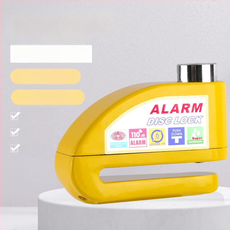 Велосипедна дискова брава със аларма — модел 9698, алуминиева сплав, тегло 251 г, марка Kuyue/YUUISD, възможност за персонализиране на поръчката