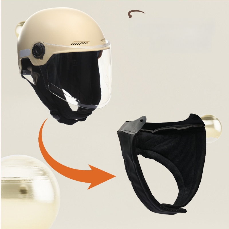 Шлем за езда – ABS, половин шлем, зимно ползване, за електрически превозни средства, унисекс