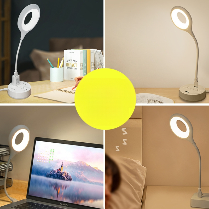 Nočná stolná lampa s hlasovým ovládaním stmievania, napájaná zo zásuvky 5V, ABS tienidlo, geometrický dizajn