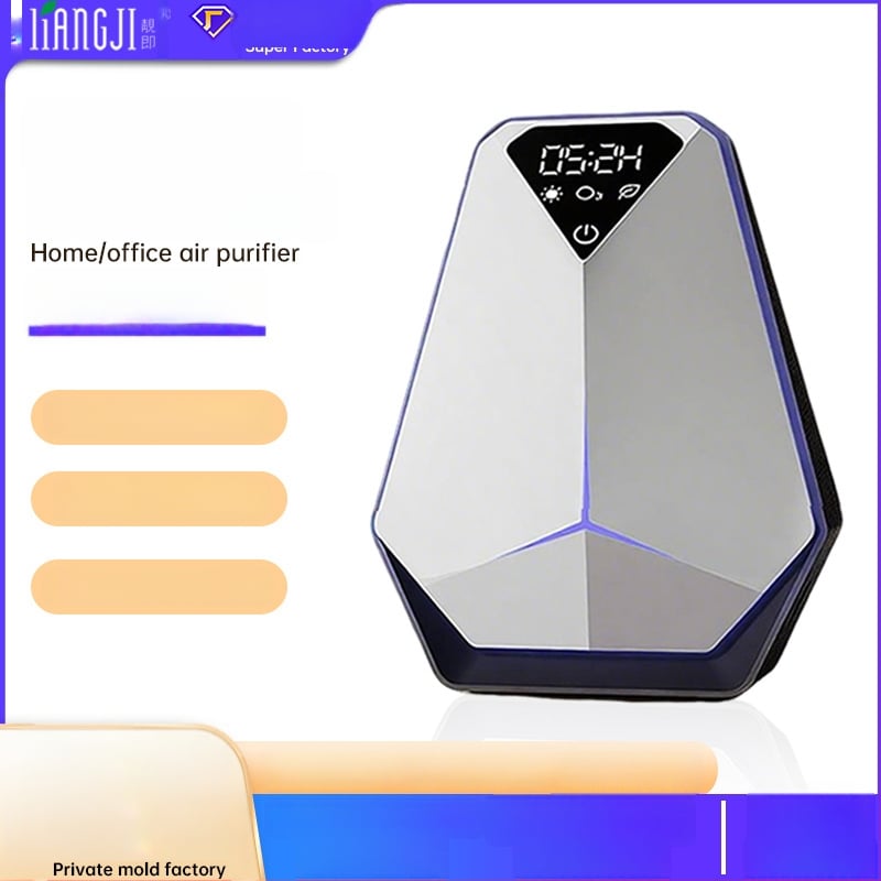 Purificator de aer pentru casă cu îndepărtarea părului de animale și dezinfectare — CADR 1072 m³/h, acoperire 61 m²+, zgomot sub 36 dB, debit de aer 50 m³/h, ioni negativi și ozon