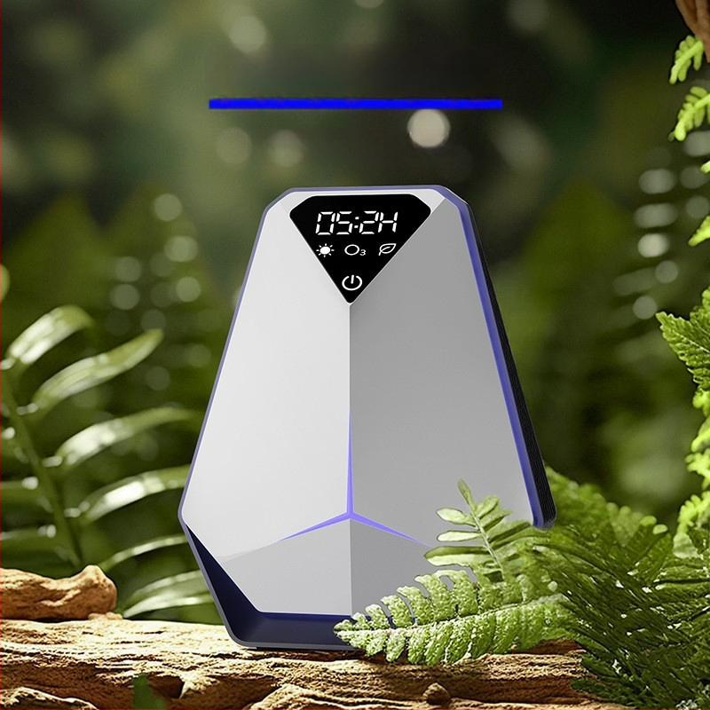 Purificator de aer pentru casă cu îndepărtarea părului de animale și dezinfectare — CADR 1072 m³/h, acoperire 61 m²+, zgomot sub 36 dB, debit de aer 50 m³/h, ioni negativi și ozon