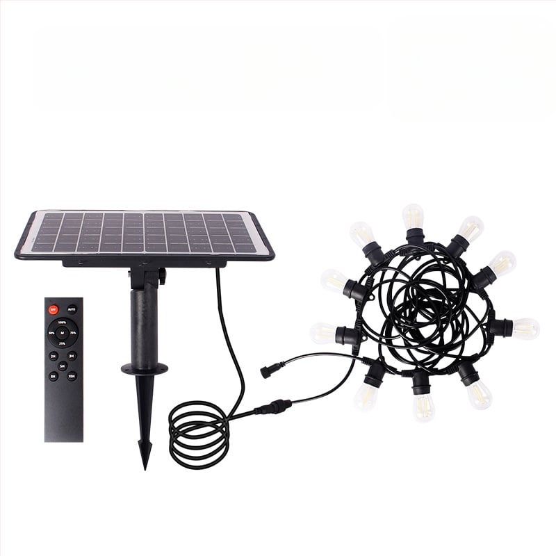 Solárna LED žiarovka pre kempovanie a vonkajšie osvetlenie s diaľkovým ovládaním, CE certifikát, licencovateľná súkromná značka