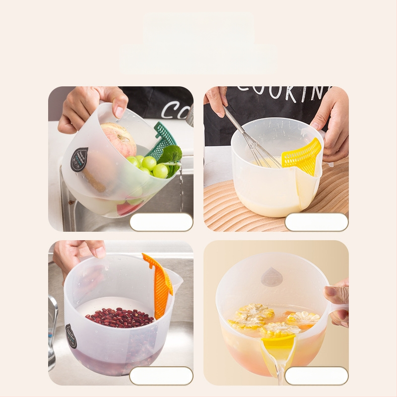 Odmerka s kalibrom – plastová kuchynská odmerka na pečenie, moderný minimalistický dizajn