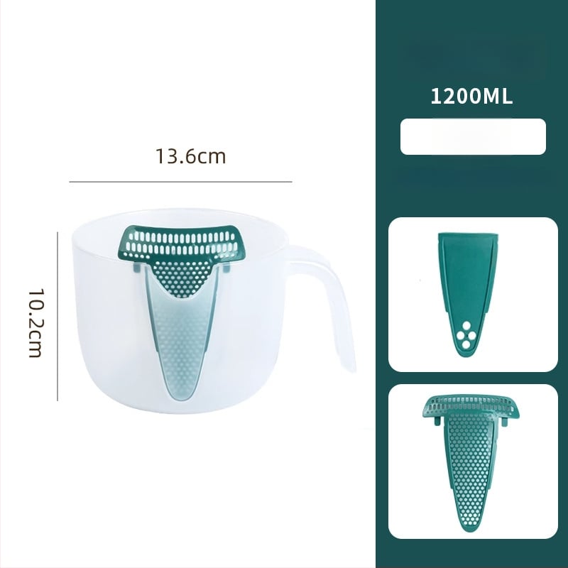 Odmerka s kalibrom – plastová kuchynská odmerka na pečenie, moderný minimalistický dizajn