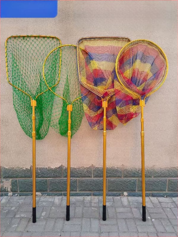 Telescopická sieťová palica na rybolov, hliníková zliatina, priemer úst siete 60/70 cm, hrubá sieť, vysúvateľná, pôvod Hebei