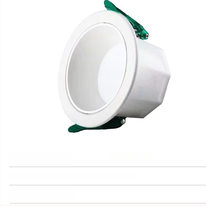 LED downlight s hlbokým pohárom proti oslneniu, trojfarebné stmievanie (3000K/4000K/6000K), skrytá montáž, telo z lisovaného hliníka, 220V