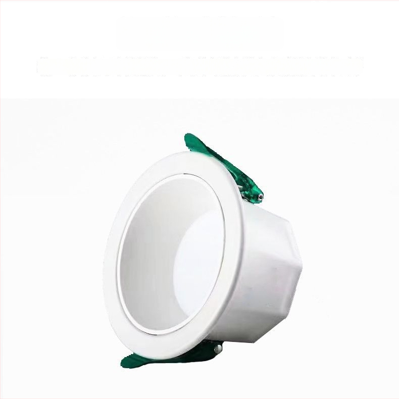 LED downlight s hlbokým pohárom proti oslneniu, trojfarebné stmievanie (3000K/4000K/6000K), skrytá montáž, telo z lisovaného hliníka, 220V