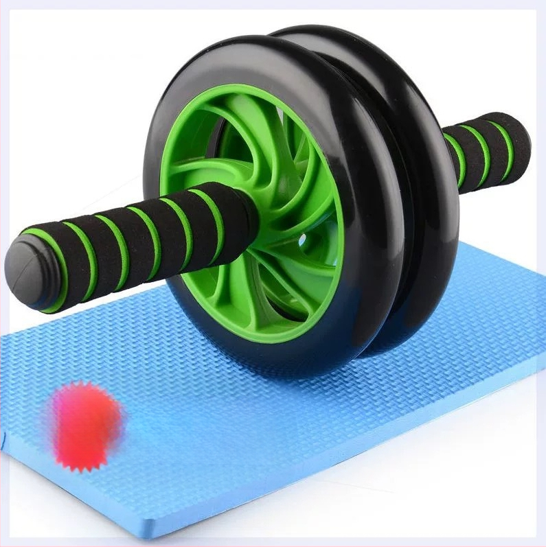 Kahekohaline kõhulihase rull, kaasaskantav kodune treeningseade; kaal umbes 0.71–0.75 kg, ratta diameeter 14.5 cm, käepideme pikkus 29 cm, põlvetoe 34×17×0.7 cm; sobib kontorisse, väljas ja koju.