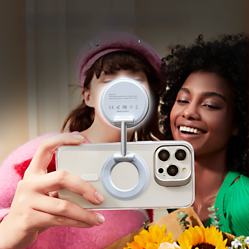 Сгъваема попълваща светлина, модел K3, три цветови температури, мощност под 10W, 5V/1A