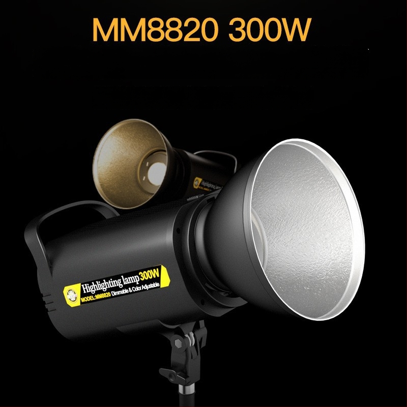 Фотографско запълващо осветление, 300W, многостепенно регулиране, вертикално използване за красота и видеозаснемане