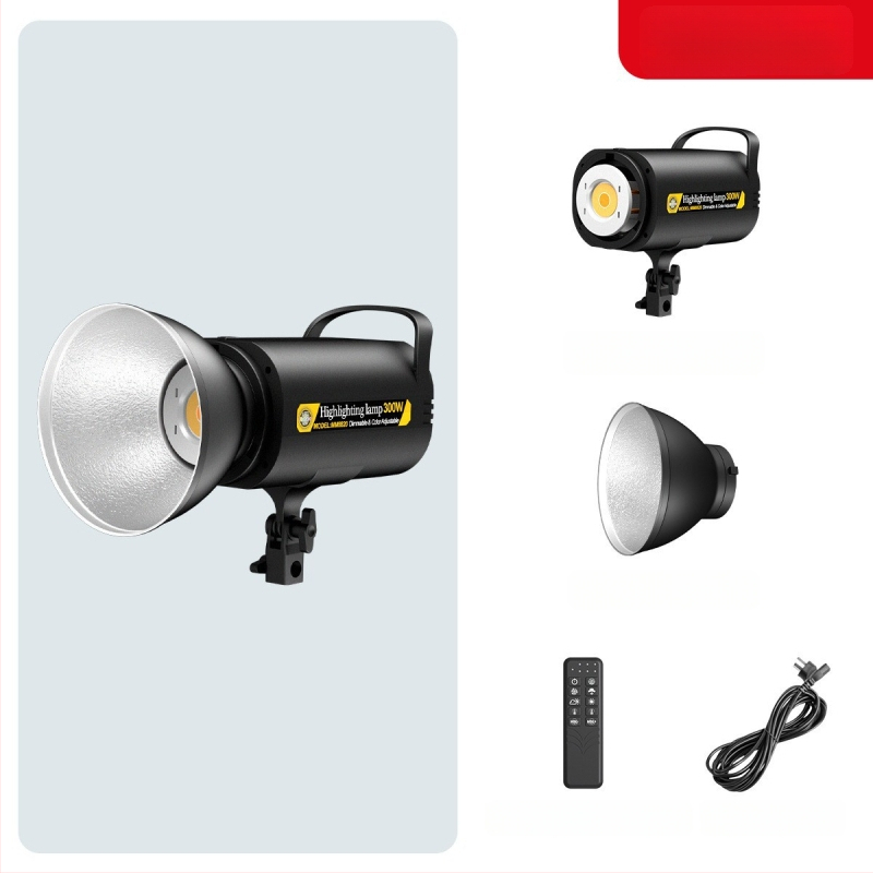 Фотографско запълващо осветление, 300W, многостепенно регулиране, вертикално използване за красота и видеозаснемане