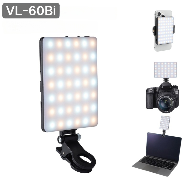 Мини светлина за запълване за телефон — портативна LED светлина с троцветна мека светлина, вградена батерия, ръчен режим, мощност под 10W, за стрийминг и fotografiya