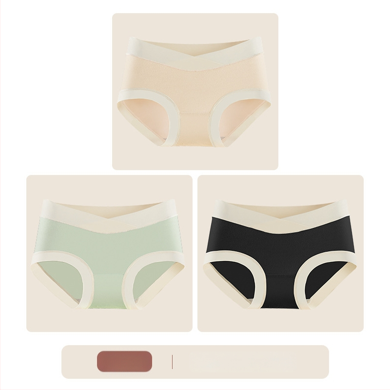 Modalinės nėščiųjų kelnaitės, žemas liemuo, medvilnės įdėklas kirkšyje, kvėpuojančios, antibakterinės, pilvo parama