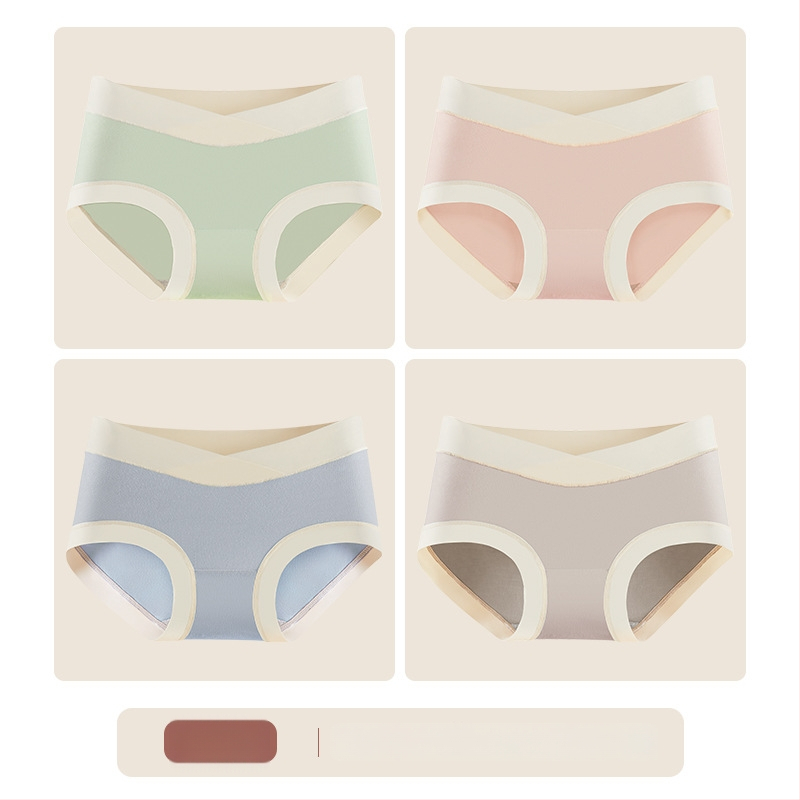 Modalinės nėščiųjų kelnaitės, žemas liemuo, medvilnės įdėklas kirkšyje, kvėpuojančios, antibakterinės, pilvo parama