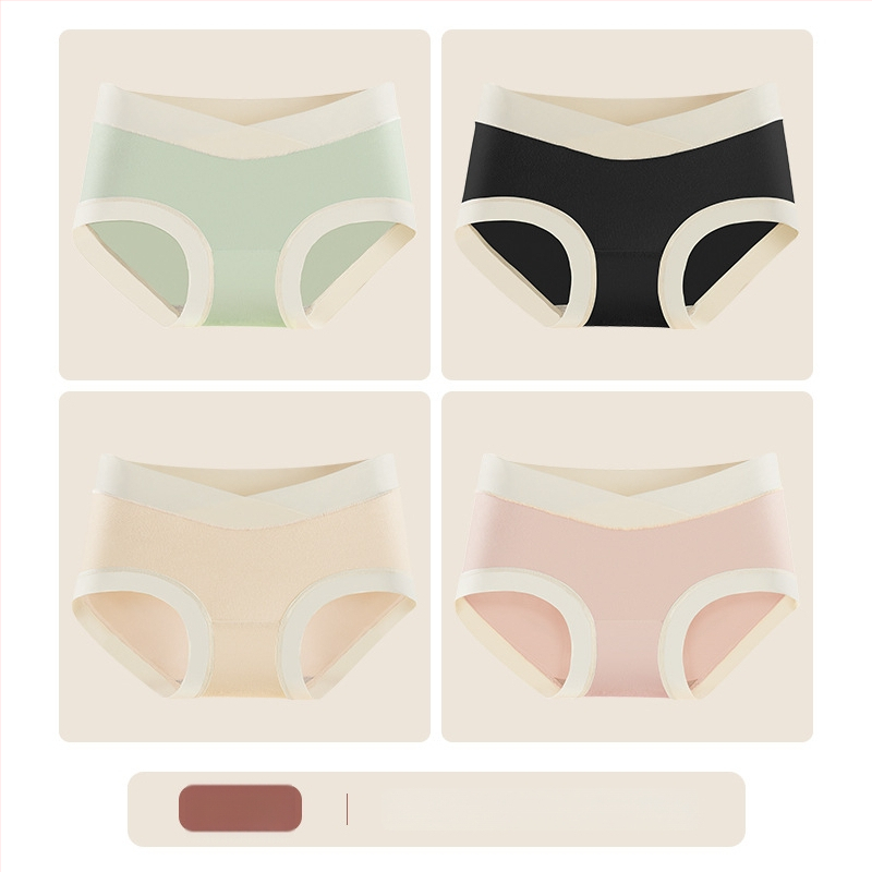 Modalinės nėščiųjų kelnaitės, žemas liemuo, medvilnės įdėklas kirkšyje, kvėpuojančios, antibakterinės, pilvo parama