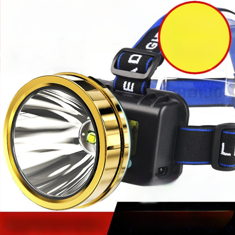 Φορτιζόμενος φακός κεφαλής εξωτερική χρήση, μακρινή εμβέλεια, υπερλαμπρός, φοριέται στο κεφάλι